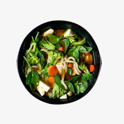 蔬菜胡萝卜豆腐汤素材