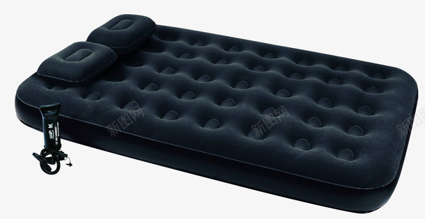 深色双人充气床垫实物图标png_新图网 https://ixintu.com 产品实物 充气床 双人床垫 宣传 弹性 舒适 装饰
