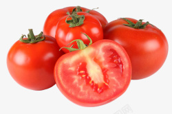 番茄一堆大西红柿高清图片