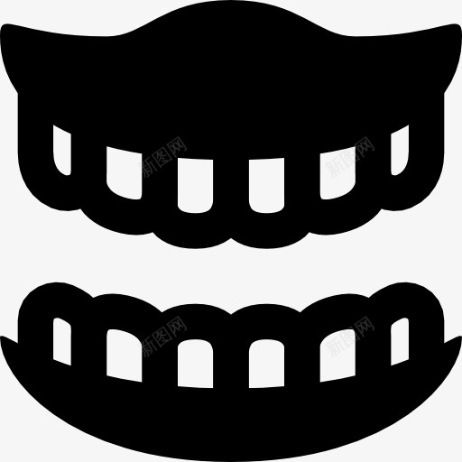 假牙齿Windows8icons图标png_新图网 https://ixintu.com false teeth 假 牙齿