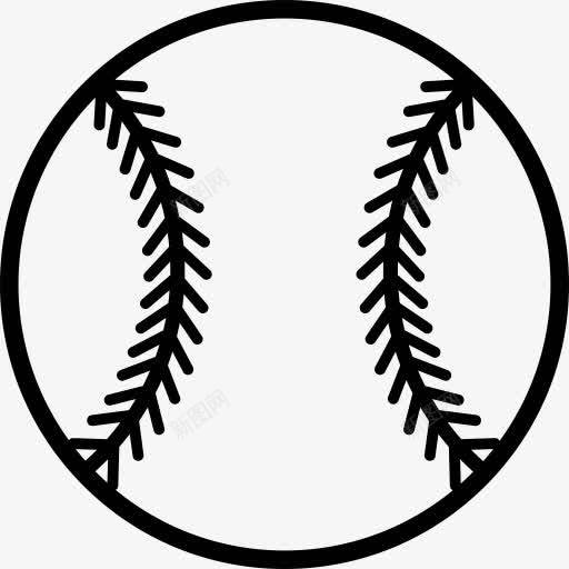 球棒球运动行程球图标png_新图网 https://ixintu.com Ball baseball sport 棒球 球 运动