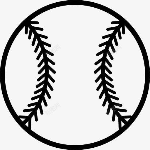 球棒球运动行程球图标png_新图网 https://ixintu.com Ball baseball sport 棒球 球 运动