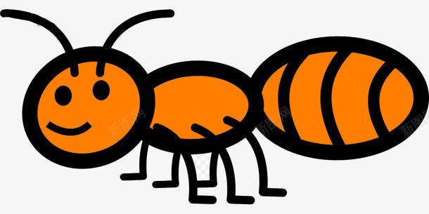 微笑的蚂蚁png免抠素材_新图网 https://ixintu.com 动物 卡通 蚂蚁