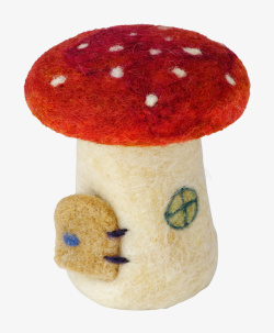 手工蘑菇手工蘑菇小装饰元素高清图片