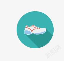 运动鞋图标矢量图ai_新图网 https://ixintu.com 图标 运动鞋 鞋 矢量图
