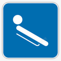 有舵雪橇无舵雪橇项目图标高清图片