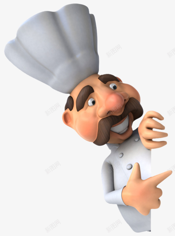 卡通戴厨师帽的人抠图png免抠素材_新图网 https://ixintu.com 免抠图 卡通红色 厨师 戴厨师帽的人 抠图 装饰 装饰画