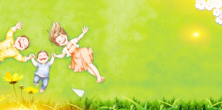 61乐翻天玩转六一PSD背景