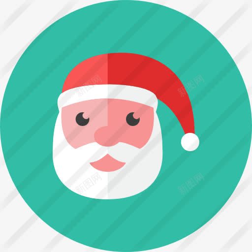 圣诞老人图标png_新图网 https://ixintu.com 圣诞老人 圣诞节 头像