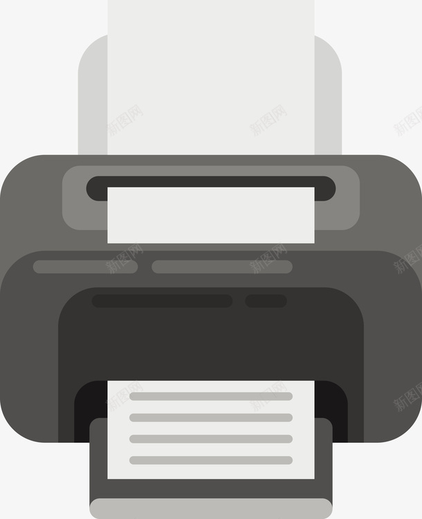 一个黑色办公打印机矢量图eps免抠素材_新图网 https://ixintu.com 一个打印机 办公打印机 打印机 打印机PNG 矢量黑色打印机 黑色打印机 矢量图
