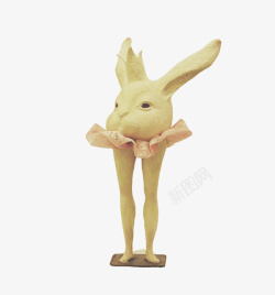 背景图片兔子兔子雕塑片高清图片