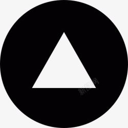 三角形的顶箭头图标高清图片