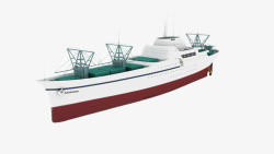 蓝红白色海运船绿色红白色海运船高清图片