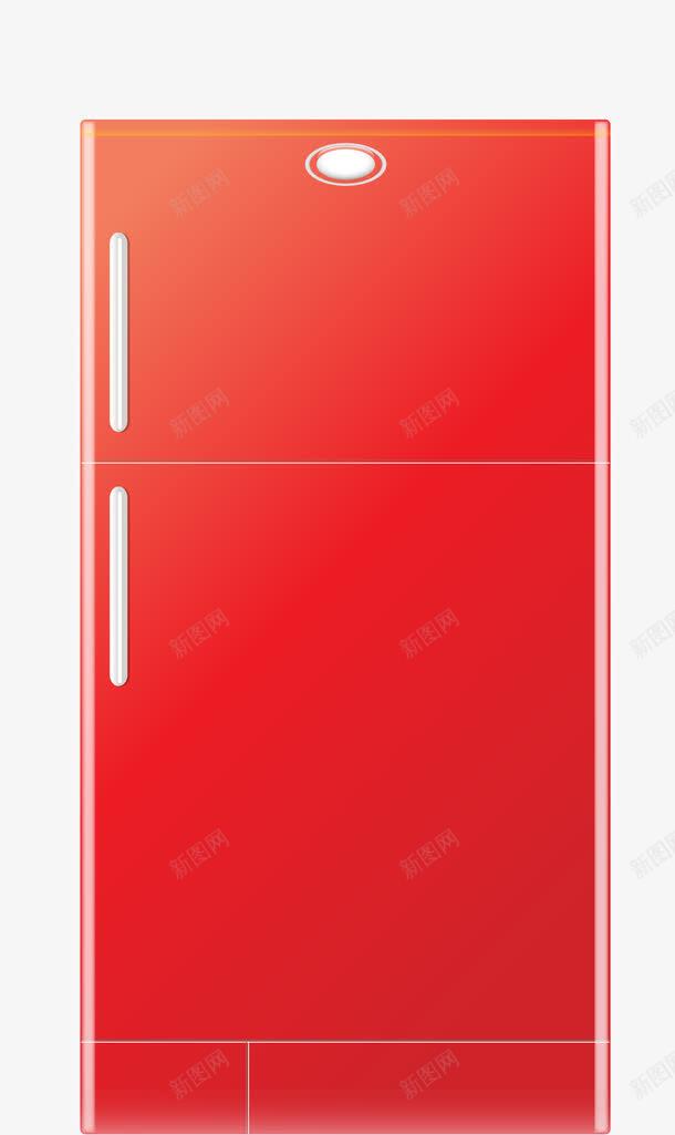 红色的家用电器冰箱矢量图eps免抠素材_新图网 https://ixintu.com 冰箱 卡通手绘 家用电器 电器 红色 矢量图