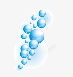 水泡泡矢量图素材