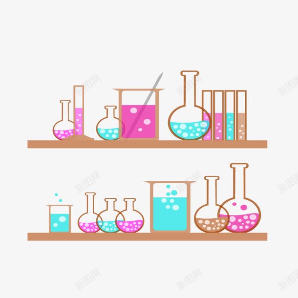 化学实验工具psd免抠素材_新图网 https://ixintu.com 实验 理科 研究