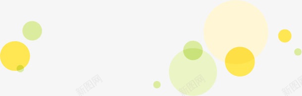 黄绿色清新斑点装饰png免抠素材_新图网 https://ixintu.com 斑点 清新 装饰 黄绿色