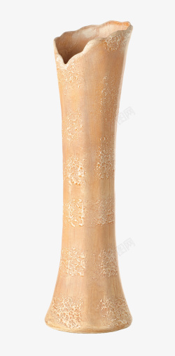 长颈花瓶黄色长颈花瓶蓄水瓶高清图片