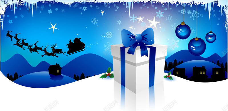冬季礼物盒子矢量图ai设计背景_新图网 https://ixintu.com 元素 冬季 白色 盒子 礼物 纹理 线条 背景 蓝色 设计 质感 雪人 矢量图