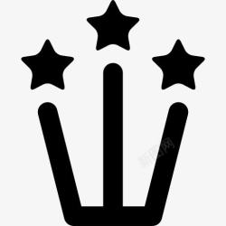 飘散星星的彩盒目前图标高清图片