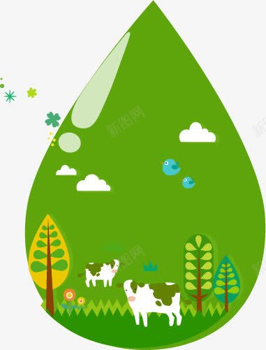 绿色生活png免抠素材_新图网 https://ixintu.com 绿色 绿色地球 绿色环保 绿色生活