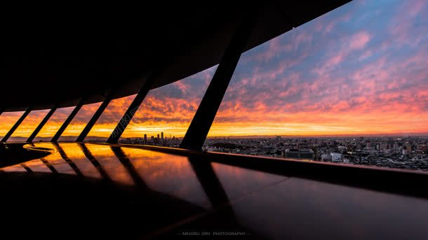 夕阳下的城市风景jpg设计背景_新图网 https://ixintu.com 城市 夕阳 风景