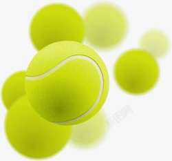 绿色网球素材