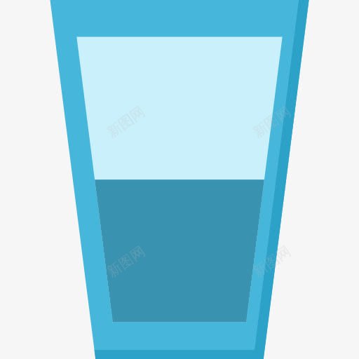 水图标png_新图网 https://ixintu.com 健康食品 水 液 玻璃 玻璃水 食品 食物和餐厅 饮料