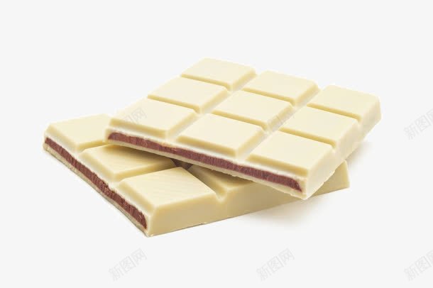 白巧克力png免抠素材_新图网 https://ixintu.com 可可脂 巧克力 甜食 白巧克力