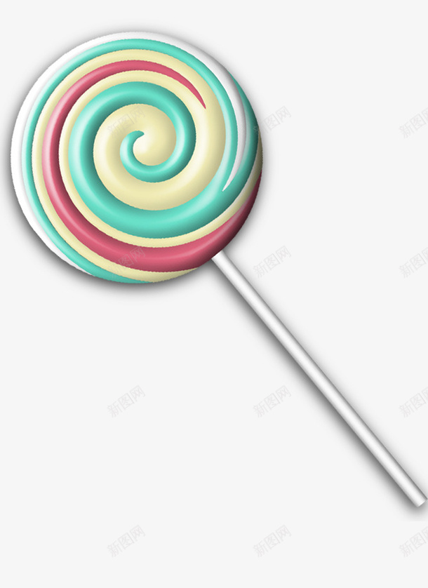 一个彩色棒棒糖psd免抠素材_新图网 https://ixintu.com 一个 实物 彩色 棒棒糖