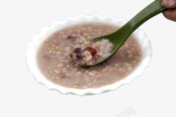 红枣薏米养生粥素材