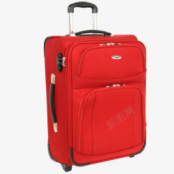 红色行李登机箱素材
