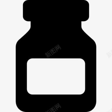 医疗药品容器图标图标