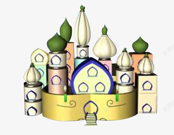绿色屋顶卡通迪斯尼城堡童话png免抠素材_新图网 https://ixintu.com 可爱 屋顶 童话 绿色 迪斯尼城堡