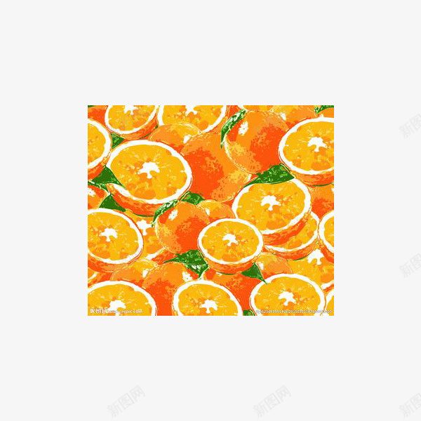 手绘橙子底图png免抠素材_新图网 https://ixintu.com 手绘橙子 橙子素材 水果素材