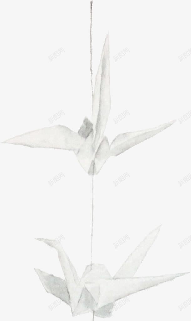 创意合成白色的千纸鹤png免抠素材_新图网 https://ixintu.com 创意 合成 白色 纸鹤