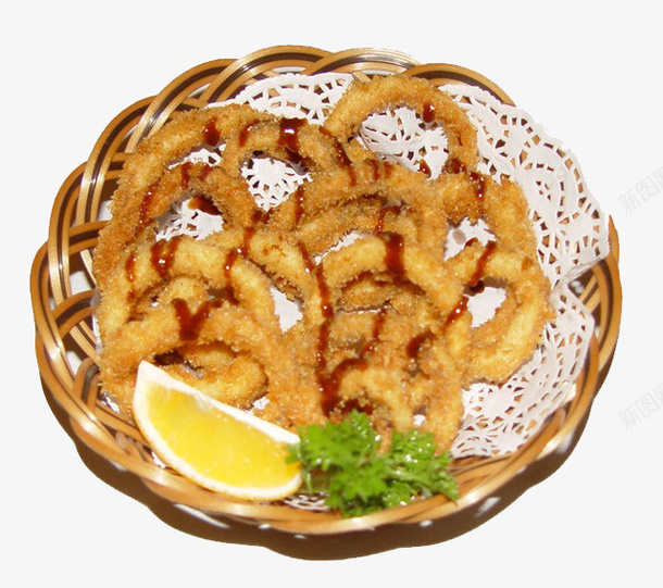 一盘炸鱿鱼png免抠素材_新图网 https://ixintu.com 一盘鱿鱼卷 炸鱿鱼 美食炸鱿鱼 食物 食物鱿鱼 鱿鱼 鱿鱼卷