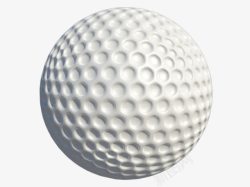 白色高尔夫手绘高尔夫球高清图片