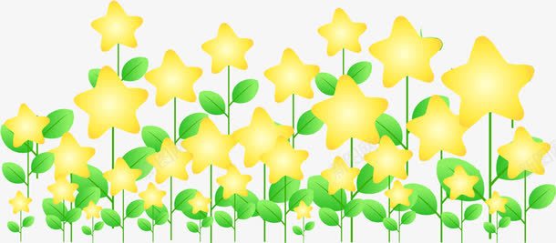 黄色卡通可爱五角星花朵植物png免抠素材_新图网 https://ixintu.com 五角星 卡通 可爱 植物 花朵 黄色