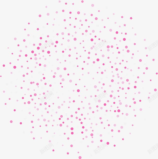 手绘彩色斑点矢量图ai免抠素材_新图网 https://ixintu.com 彩纸 彩色 手绘 斑点 波点 粉色 矢量图