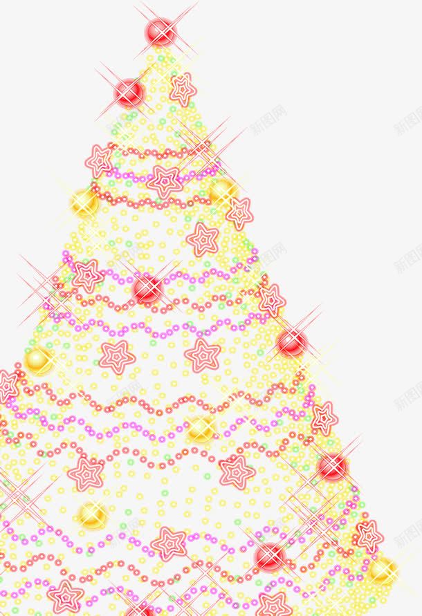 彩色圣诞树可爱手绘png免抠素材_新图网 https://ixintu.com 可爱 圣诞树 彩色