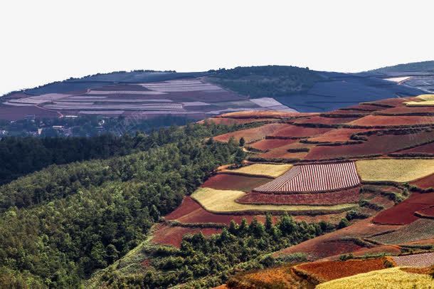 云南东川红土地风景png免抠素材_新图网 https://ixintu.com 旅游 景点 红土地 风景