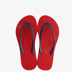 红色拖鞋素材