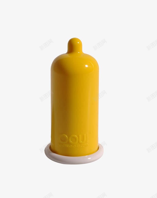套套牙签筒png免抠素材_新图网 https://ixintu.com 产品实物 塑料制品 套套 牙签盒 黄色