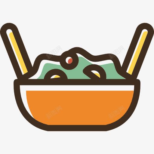 沙拉图标png_新图网 https://ixintu.com 健康食品 有机 沙拉 素食 蔬菜 食品