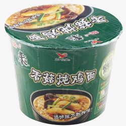 统一食品统来一桶一香菇炖鸡面高清图片