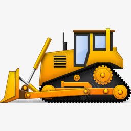 推土机标准道路图标png_新图网 https://ixintu.com bulldozer 推土机