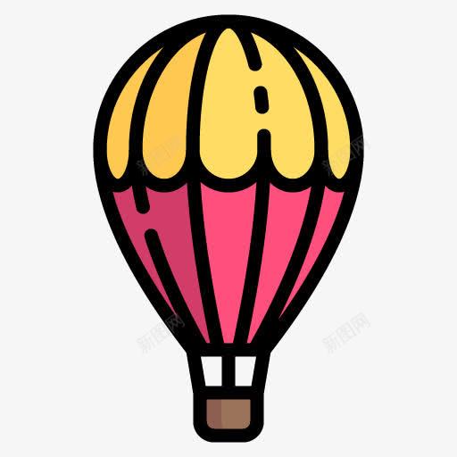 手绘彩色的热气球png免抠素材_新图网 https://ixintu.com png图形 png装饰 彩色 手绘 热气球 装饰