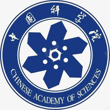 中国科学院蓝色logo图标图标