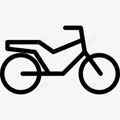 程式化的自行车图标png_新图网 https://ixintu.com 交通运输 汽车 自行车 运输